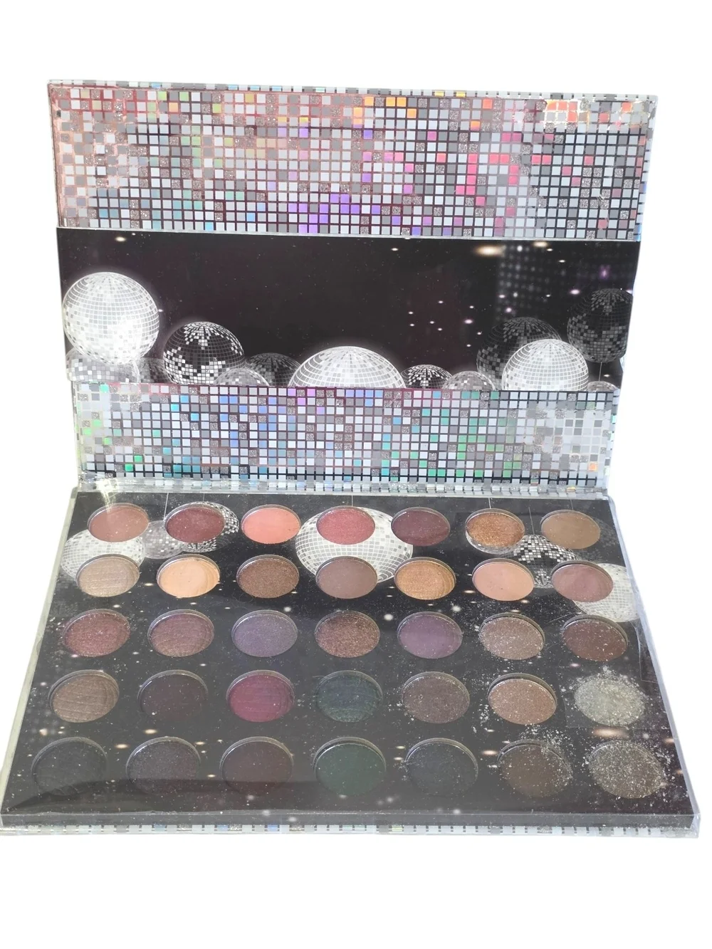 Nicole Miller New York Disco Eyeshadow Palette 35 Color Mattes & Shimmers